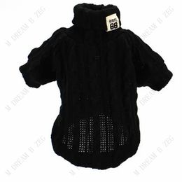 Sweater Dog Apparel Pure Dog Homing Clothes Knitted Trendy Puppy Pets Cat Costumes Outerwears Coat Sweatshirts PS1590