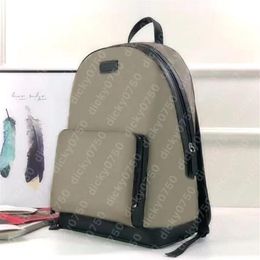 dicky0750 designer backpacks men High-end Fashion handbags bag man backpack Bags Phone pocket Leather Retro Classic pattern handba280Q