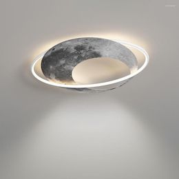 Ceiling Lights Creative LED Moon Lamps Household AC220V 21W 26W Lighting For Living Room Bedroom Balcony White Light Drop