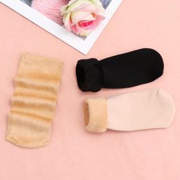 Women Socks 2022 Winter Wamer Thicken Thermal Wool Cashmere Snow Seamless Velvet Boots Floor Sleeping For Mens