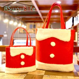 Storage Bags Christmas Ornaments Gift Bag Holiday Dress Up Candy Tote Reusable Toy