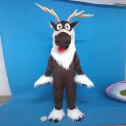 Reindeer Mascot Selling High Quality Costume Custom Design Mascot Cartoon Doll Advertising Promotion Carnival FANCY CUTE AD