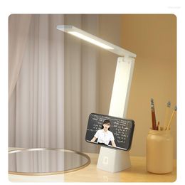 Table Lamps Desk Lamp Learning 1200mah 3-Mode Lighting Brightness Rechargeable 5V For Study