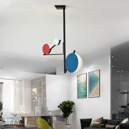 Pendant Lamps Modern Minimalist Personality Creative Bedroom Study Designer Notes Decorative Light Nordic Style Living Room