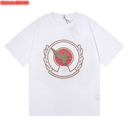 6LMB Men's t Shirt 2023 New Fashion Brand Rhude Motor Sports Storms Never Last Trendy High Street Loose Short Sleeve