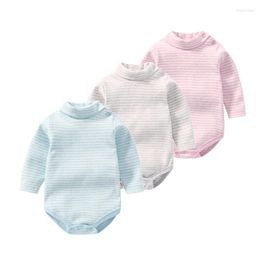 Rompers High Quality Born Baby Boy Clothes Classic Stripe Underwear Body Sleepers Pijama Girl Pajamas Cotton Nightwear