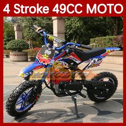 49cc 50cc 4 Stroke Mini Motorcycle Mountain Gasoline Scooter Adult Children Racing Motorbike ATV off-road Superbike Moto Bikes Dirt Bike Boy Girl Toy Birthday Gifts