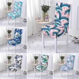 Chair Covers Kitchen Dining Boho Cover Spandex Removable Washable Seat For Restaurant Universal Sizes