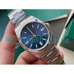 Real Photo Mens Watch New 36mm Blue Dial 2813 Automatic Mechanical Movement Sapphire Ss Steel Bracelet Super Quality Watches