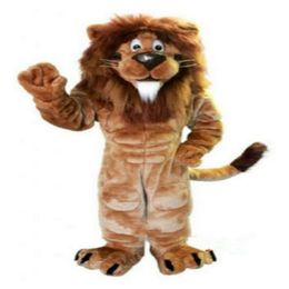 Lion Mascot Costume Furry Suits Party Game Fursuit Cartoon Dress Outfits Carnival Halloween Xmas Easter Ad Clothes