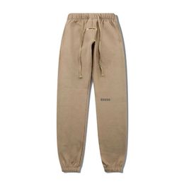 Moletons masculinos e femininos EssentialPants 2023 Moda North American High Street Nova marca de linha dupla reflexiva com proteção de veludo