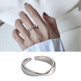 Wedding Rings Trendy Simple Twist Chains For Women Lover Engagement Open Finger Punk Jewelry
