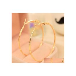 Hoop Huggie Earrings Sier Or Gold Plated Stainless Steel For Basketball Wives Jewellery Christmas Big Drop Delivery Dh8Bm