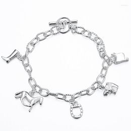 Charm Bracelets Silver-plated Horse Shape Bracelet Fashion Design Thoughtful Present For Girlfriend