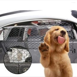 Dog Car Seat Covers Barrier Net Organiser Universal Stretchy Auto Backseat Storage