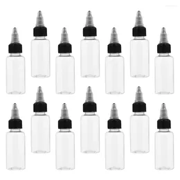 Storage Bottles 50pcs Pointed Mouth Portable 30ml Squeeze Ink Container For Home