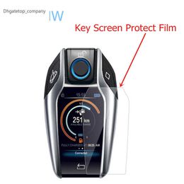 Touchscreen Display Key Digital Key HD Screen Protective Film Anti-scratch Waterproof Film for BMW X3 X4 X5 I8 730li 740li 5/6/7