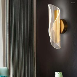 Wall Lamp Sconce LED Interior Lighting Fixtures Luxury Modern Decorate Indoor For Bedroom Living Room Hallway Night Lights