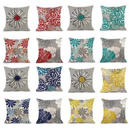 Pillow Outdoor Waterproof Cover 45x45 Floral Pillowcover Decorative Sofa S Throw Pillows Pillowcase