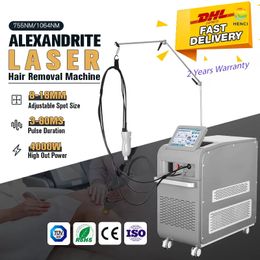 Alexandrite Laser Fibre 755nm hair removal long pulse laser 1064 hair-removal machine
