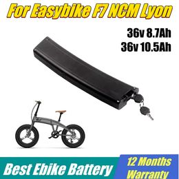 Scimitar battery inner tube 36v 8.7Ah for folding electric bike 36volt Lithium akku with 2A charger and BMS fit NCM easybike