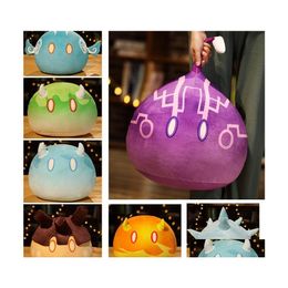 Plush Dolls Cute Slime Fluffy Game Genshin Impact Theme Toy Throw Pillow Keli Dango Toys Birthday Xmas Gift Kids 220517 Drop Deliver Dho8V