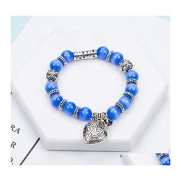 Charm Bracelets Pretty Romantic Vintage For With Crystal Beads Fit Pan Jewellery Drop Delivery Dhg5I