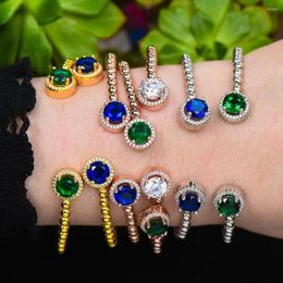 Bangle Missvikki Romantic Luxury Stackable Mix Match Open For Women Wedding Engagement Party Show Jewellery High Quality