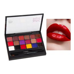 Lipstick Palette Set 18 Colors High Color Rendering Makeup Palette Exquiste Gift For Girlfriend And Mother