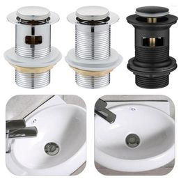 Bath Accessory Set Washbasin Slotted Unslotted Waste Button Click Clack Basin Drain Device Stopper Sink Strainer Tap