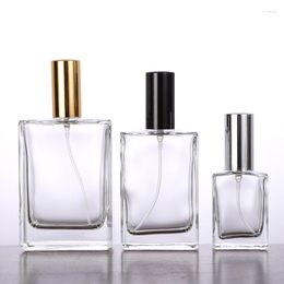 Storage Bottles Wholesale 30ml/50ml Empty Glass Spray Bottle Fine Mist Perfum Toner Atomizer Makeup Refillable
