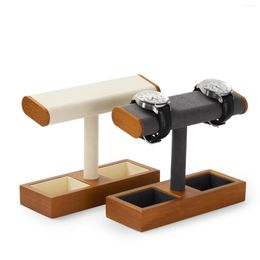 Jewellery Pouches Oirlv Wooden Display Stand Solidwood T-type Watch Necklace Holder Bracelet Organiser