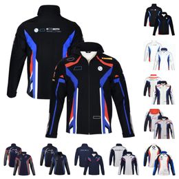 New motorcycle suit men's windproof and fall-resistant racing suit outdoor cycling sweater coat