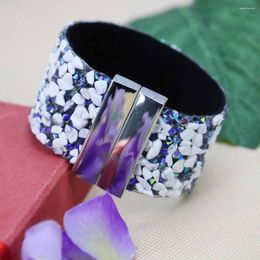 Bangle Accessory Crafts Ethnic Chic Crystal Loose Beads Bracelets Brace Lace Pulsera Women