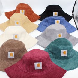 Solid Colour Cotton Bucket Hat Wide Brim Hats Men Women Outdoor Hip Hop Fisherman Cap Casual Travel Gorros