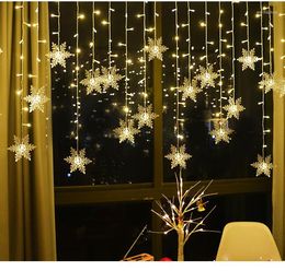 Strings Water Drop 0.4-0.6m Christmas LED External Garland Icicle Light AC 220V Holiday Street Garden Decoration