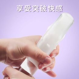 Full Body Massager Sex toys masager Vibrator Toys Manual y Jelly Aeroplane Cup One Time Stretching MenTransparent Masturbator MenPenis Exercise Trainer WWDD 8XKU