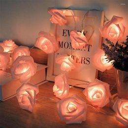 Strings Valentine's Day Rose Simulation Flashing Always Bright Romantic Decorative Lights Holiday Birthday Gift Bedroom Light