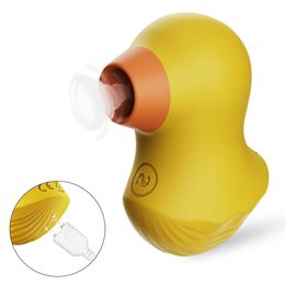 Beauty Items Sucking Vibrator Duck Vibration Sucker Oral Licking Blowjob Clitoris Stimulator Nipple Tongue Adult sexy Toy for Women Ma