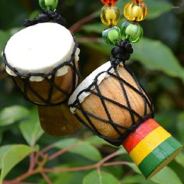 Charm Bracelets Mini Jambe Drummer For Sale Djembe Percussion Musical Instrument Necklace African Hand Drum Jewelry Accessries