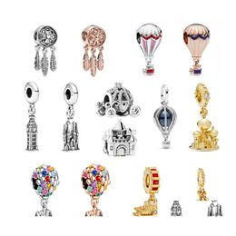 Charms 925 Sterling Sier European Balloons Barcelona Church Castle Building Beads Suitable For Original Pandora Charm Bracelet Diy L Dhpll