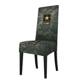 Chair Covers USMC United States Marine Corps Stretch Slipcover For Dining Room Elastic Material Cover Office Banquet