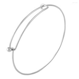 Bangle MJB0455 100pcs/lot 50mm 60mm 65mm 1.5mm Thick Stainless Steel Bracelet Cuff Expandable Wrist