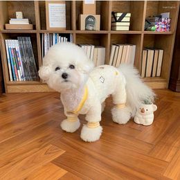 Dog Apparel Plush Quadruped Household Clothes Yorkshire Pet Teddy Bear Bomei Chenery Maltese Small Costume