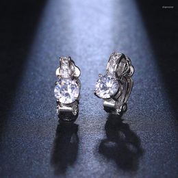 Stud Earrings Arrivals Fashion Small Round Cubic Zirconia Crystal For Women Bridal Bridesmaid Wedding Gift Jewelry