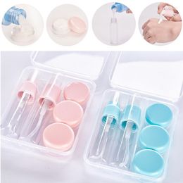 Storage Bottles Refillable Travel Set Package Cosmetics Plastic Pressing Spray Bottle Makeup Tools Kit For Easy Carry