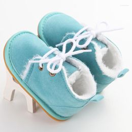 First Walkers Brand Casual Born Infant Girl Boy Baby Snow Booties Fur Boots Winter Warm Arrival Style Little Kids Strappy Shoes