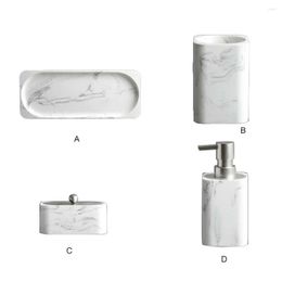 Bath Accessory Set Soap Resin Box Dispenser Toothbrush Desktop Organiser Holder Home Tray Bathroom Household Gifts Accessories