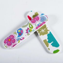 Nail Art Kits 10Pcs Flower Mini Double Sided Files For Polishing Buffing Sanding