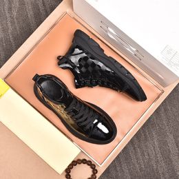 2022 Designer Sneaker Trainer Sapatos casuais desfile de moda Sobreposições de couro de pele de bezerro Tamanho da plataforma 38-44